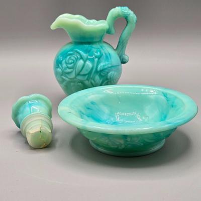 LOT 68A: Country Decor Including Napkin Rings and Music Box