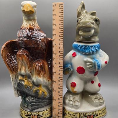 LOT 72B: James Beam Decanters