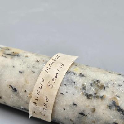 LOT 78B: 2 Large Geode Candle Holders, and Various Pieces of Marble and Rock