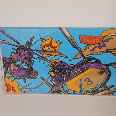 LOT 79B: Twin Eagle and Comando Pinball Machine Marquees