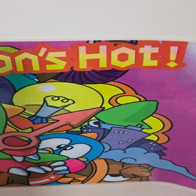 LOT 80B: Bust-A-Move Again Ex, Ninja Clowns, and Police Trainer Pinball Machine Marquees