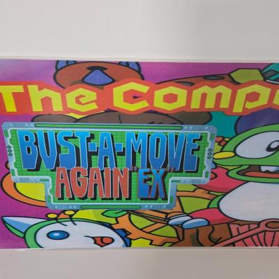 LOT 80B: Bust-A-Move Again Ex, Ninja Clowns, and Police Trainer Pinball Machine Marquees