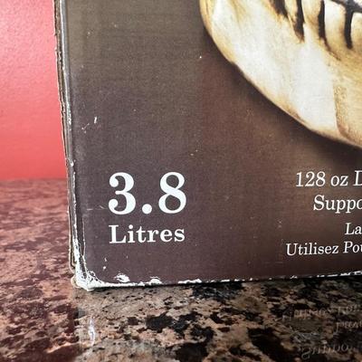 LOT 81C: Jack Skellington Light Up Yard Decor & Candy Skull Beverage Dispenser