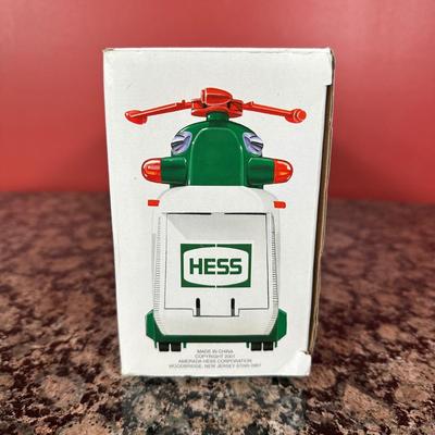 LOT 83C: Hess Trucks w/ Box - Sport Utility Vehicle w/ Motorcycles, Emergency Truck & More