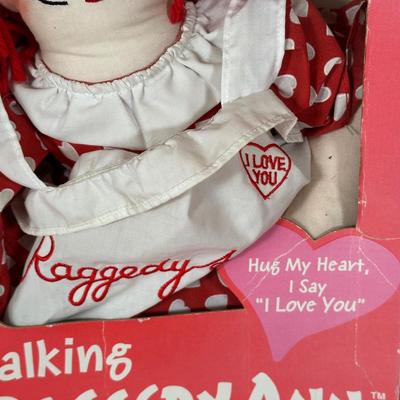 LOT 84C: Raggedy Anne Collection - Talking Raggedy Anne, African American Raggedy Anne & More