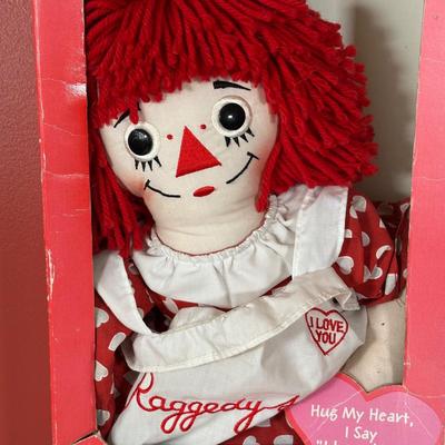 LOT 84C: Raggedy Anne Collection - Talking Raggedy Anne, African American Raggedy Anne & More