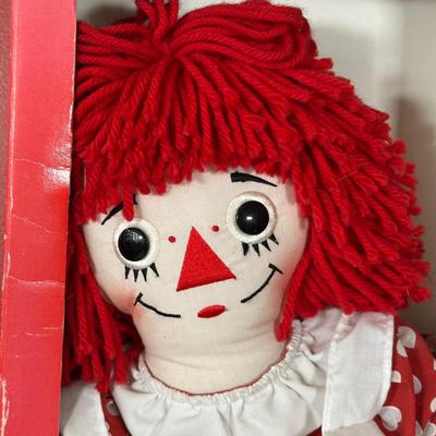 LOT 84C: Raggedy Anne Collection - Talking Raggedy Anne, African American Raggedy Anne & More