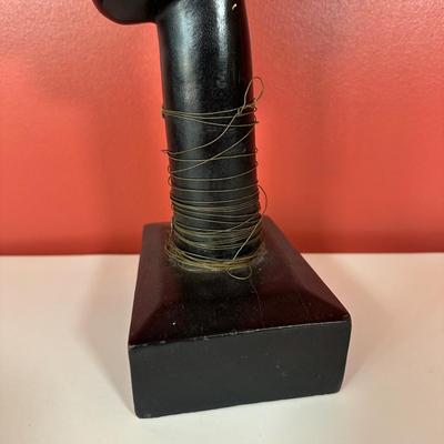 LOT 85C: Three Vintage Hand Carved Wooden African Heads