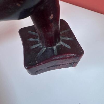 LOT 85C: Three Vintage Hand Carved Wooden African Heads