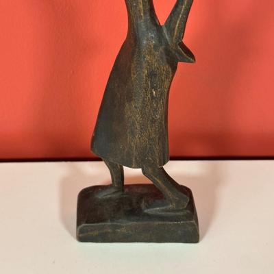LOT 87C: Vintage African Hand Carved Wooden Figures
