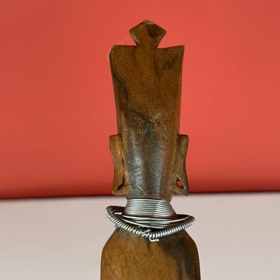 LOT 87C: Vintage African Hand Carved Wooden Figures