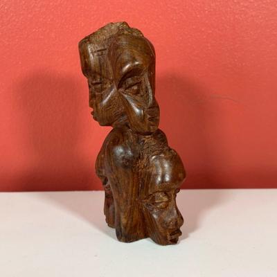 LOT 87C: Vintage African Hand Carved Wooden Figures