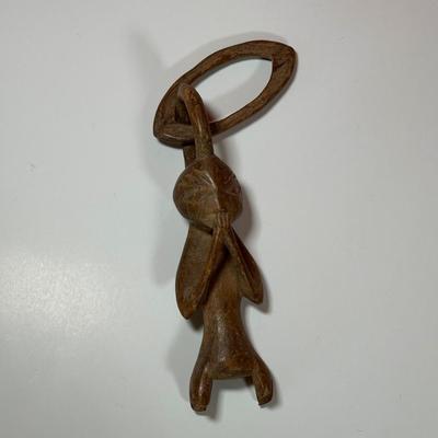 LOT 87C: Vintage African Hand Carved Wooden Figures