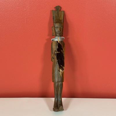 LOT 87C: Vintage African Hand Carved Wooden Figures
