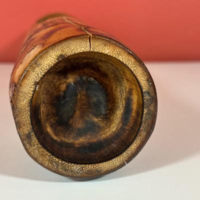 LOT 88C: Vintage Instruments - African Finger Piano, Bamboo Split Drum & More