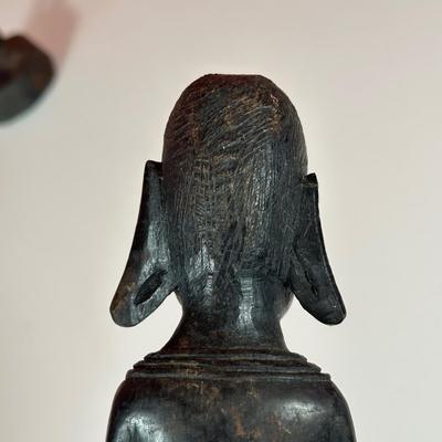 LOT 90C: Three Vintage Hand Carved African Women Figurines