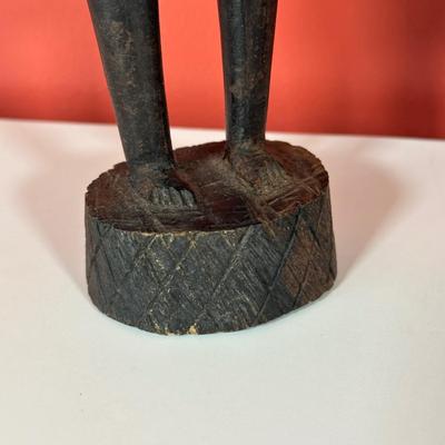 LOT 90C: Three Vintage Hand Carved African Women Figurines