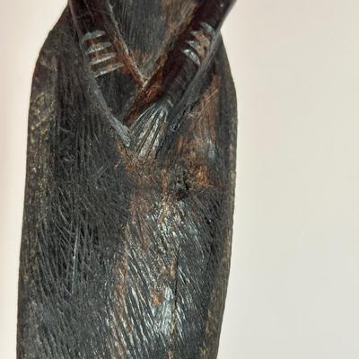 LOT 90C: Three Vintage Hand Carved African Women Figurines