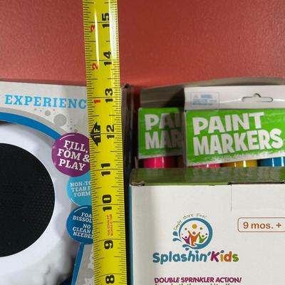 LOT 92C: Fom Mania Fomalanche in Box, Sprinkler Pool Play Center & More Kids Toys