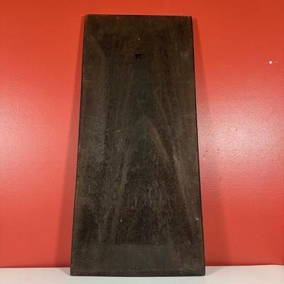 LOT 94C: Hand Carved Wooden Panel Of a Pareto Velho Signed “Duda”