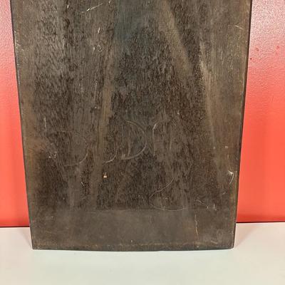 LOT 94C: Hand Carved Wooden Panel Of a Pareto Velho Signed “Duda”