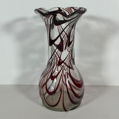 LOT 99C: Art Glass Vases