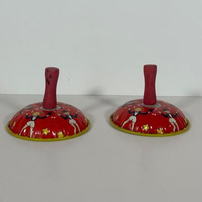 LOT 103C: Vintage Children’s Toys - Fisher Price 1965 Jolly Jalopy & Little Snoopy pull toys, Joanne Fox Jack in the Box & More