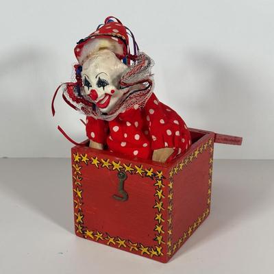 LOT 103C: Vintage Children’s Toys - Fisher Price 1965 Jolly Jalopy & Little Snoopy pull toys, Joanne Fox Jack in the Box & More