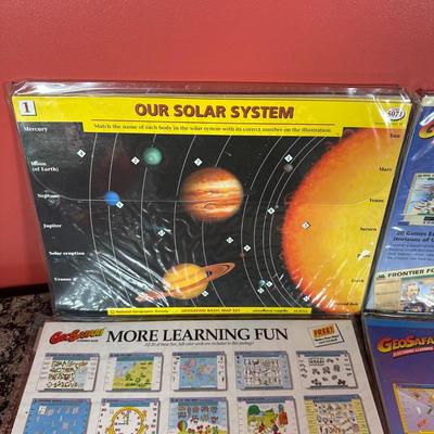 LOT 104C: Vintage GeoSafari Electronic Learning System w/ Cards & Bag