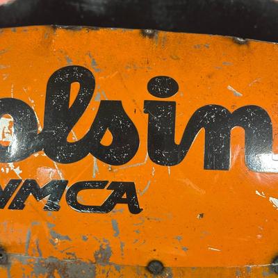 LOT 105C: Vintage American Football Barnyard Large Insulated Cooler