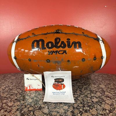 LOT 105C: Vintage American Football Barnyard Large Insulated Cooler