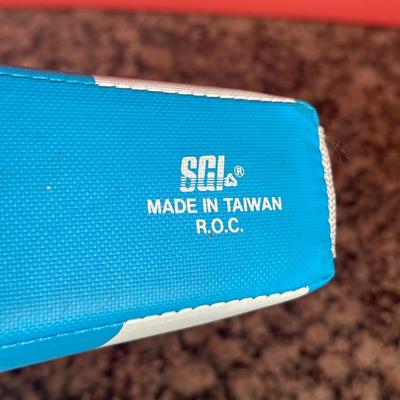 LOT 106C: Camping Lot! Budweiser Wireless Speaker Cooler Chair in Box, Picnic Basket, Military Compass & More