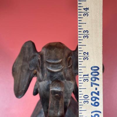 LOT 107C: African Hand Carved Wooden Cd Holder