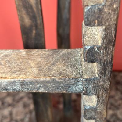 LOT 107C: African Hand Carved Wooden Cd Holder