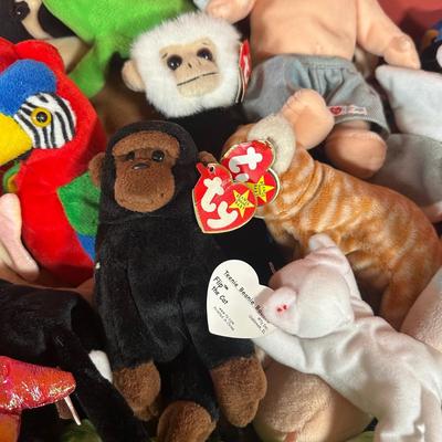 LOT 108C: Huge Collection Of Beanie Babies & More