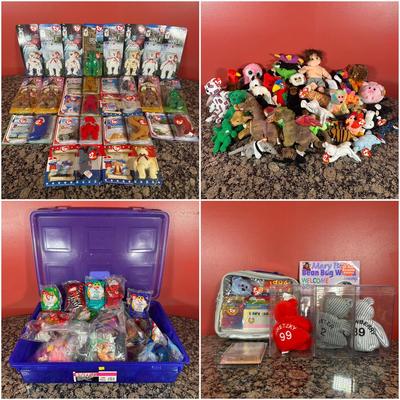 LOT 108C: Huge Collection Of Beanie Babies & More