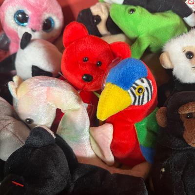 LOT 108C: Huge Collection Of Beanie Babies & More
