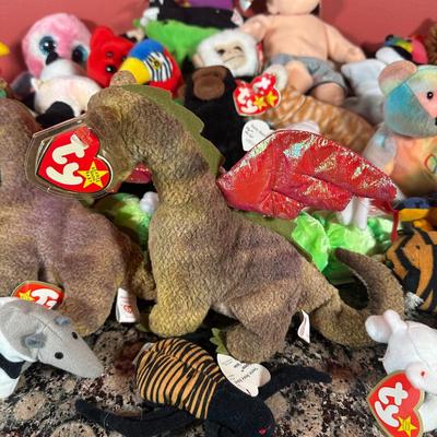 LOT 108C: Huge Collection Of Beanie Babies & More