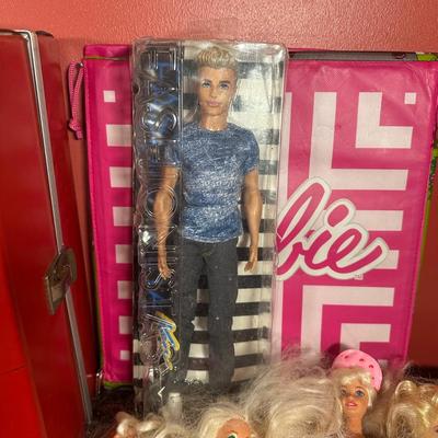 LOT 109C: Barbie Collection - Barbie & Ken Carrying Case, Accessories & More
