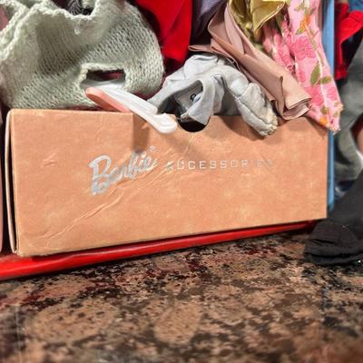 LOT 109C: Barbie Collection - Barbie & Ken Carrying Case, Accessories & More