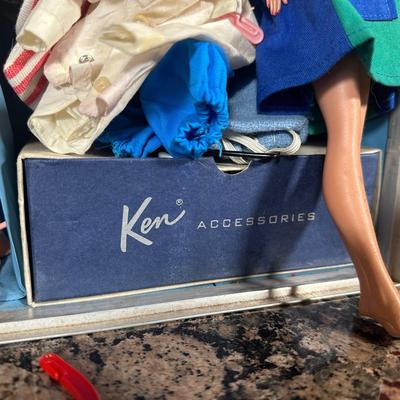 LOT 109C: Barbie Collection - Barbie & Ken Carrying Case, Accessories & More