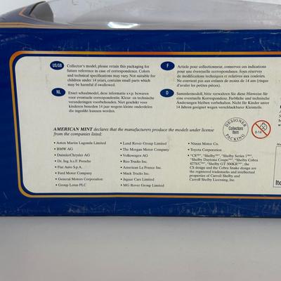 LOT 111C: American Mint Die Cast 1961 Lincoln x 100 Kennedy Car in Box