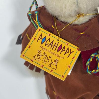 LOT 113C: NWOT Muffy Vanderbear Pocahoppy Pocahontas Plush Rabbit , Indien Art Eskimo, Native American Sacagawea Doll Baby Pompey by...