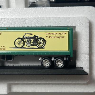 LOT 114C: Three New in Box Matchbox/Harley Davidson Die Cast Tractor Trailers