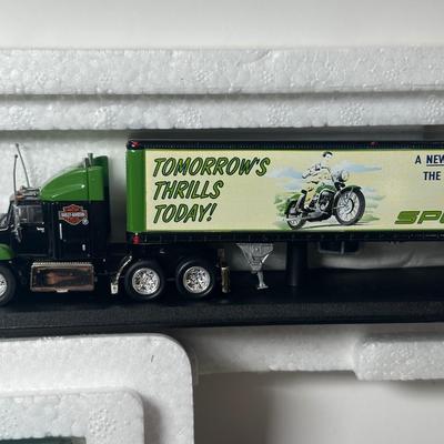 LOT 114C: Three New in Box Matchbox/Harley Davidson Die Cast Tractor Trailers