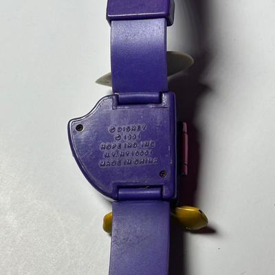 LOT 116C: Disney Collectibles - Wind Up Musical Toy, Figures, Buzz Lightyear Plush Toys & More