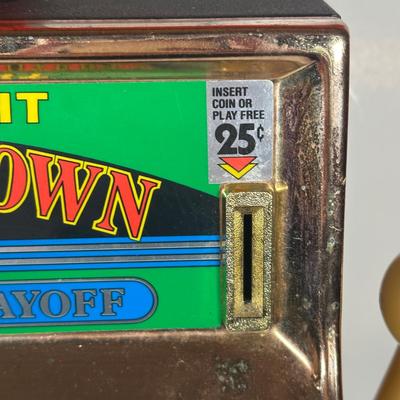 LOT 118C: Vintage Waco Casino Crown Slot Machine