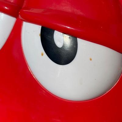 LOT 120C: Red M&M Candy Store Display Dispenser Candy Holder