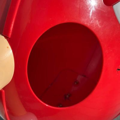 LOT 120C: Red M&M Candy Store Display Dispenser Candy Holder