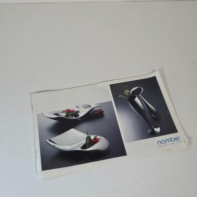 LOT 145B: Nambe' Award Winning Serving Platters. Food Safe and Thermal Retentive